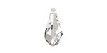 PRESTIGE 6015 17mm Polygon Drop Pendant Crystal