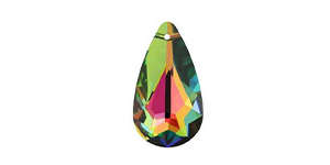 PRESTIGE 6100 24mm Faceted Teardrop Pendant Crystal Vitrail Medium