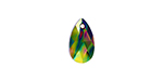 PRESTIGE 6106 16mm Pear-Shaped Pendant Crystal Rainbow Dark