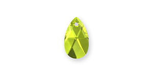 PRESTIGE 6106 16mm Pear-Shaped Pendant Citrus Green