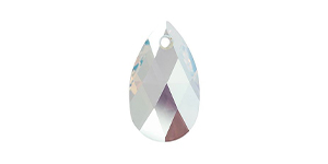 PRESTIGE 6106 22mm Pear-Shaped Pendant Crystal Shimmer