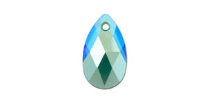 PRESTIGE 6106 22mm Pear-Shaped Pendant Emerald Shimmer