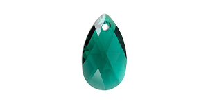 PRESTIGE 6106 22mm Pear-Shaped Pendant Emerald