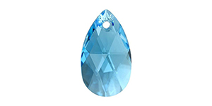 PRESTIGE 6106 28mm Pear-Shaped Pendant Aquamarine