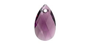 PRESTIGE 6106 28mm Pear-Shaped Pendant Amethyst