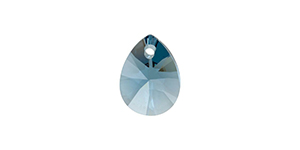 PRESTIGE 6128 12mm Mini Pear Pendant Denim Blue