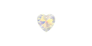 PRESTIGE 6228 10mm Heart Pendant Crystal AB