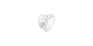 PRESTIGE 6228 10mm Heart Pendant Crystal Moonlight