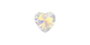 PRESTIGE 6228 14mm Heart Pendant Crystal AB