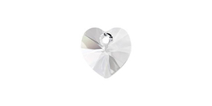 PRESTIGE 6228 14mm Heart Pendant Crystal