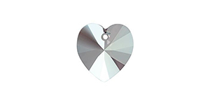 PRESTIGE 6228 18mm Heart Pendant Crystal Shimmer