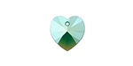 PRESTIGE 6228 18mm Heart Pendant Emerald Shimmer
