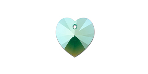 PRESTIGE 6228 18mm Heart Pendant Emerald Shimmer