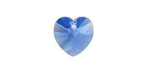 PRESTIGE 6228 18mm Heart Pendant Sapphire