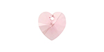 PRESTIGE 6228 18mm Heart Pendant Light Rose