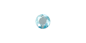 PRESTIGE 6430 8mm Classic Cut Pendant Aquamarine Shimmer