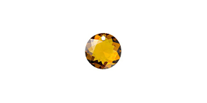 PRESTIGE 6430 8mm Classic Cut Pendant Topaz