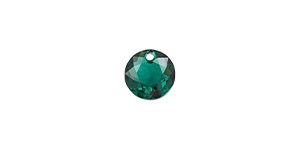 PRESTIGE 6430 8mm Classic Cut Pendant Emerald