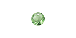 PRESTIGE 6430 8mm Classic Cut Pendant Peridot