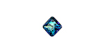 PRESTIGE 6431 9mm Princess Cut Pendant Crystal Bermuda Blue