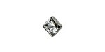 PRESTIGE 6431 9mm Princess Cut Pendant Crystal Silver Night