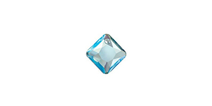 PRESTIGE 6431 9mm Princess Cut Pendant Aquamarine Shimmer