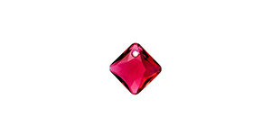 PRESTIGE 6431 9mm Princess Cut Pendant Scarlet