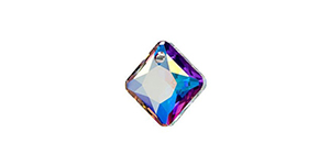 PRESTIGE 6431 12mm Princess Cut Pendant Crystal AB