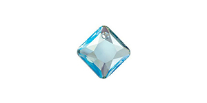 PRESTIGE 6431 12mm Princess Cut Pendant Aquamarine Shimmer