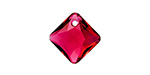 PRESTIGE 6431 16mm Princess Cut Pendant Scarlet