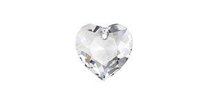 PRESTIGE 6432 8mm Heart Cut Pendant Crystal