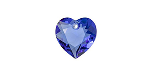 PRESTIGE 6432 8mm Heart Cut Pendant Sapphire