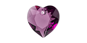 PRESTIGE 6432 11mm Heart Cut Pendant Amethyst