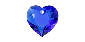 PRESTIGE 6432 11mm Heart Cut Pendant Majestic Blue