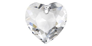 PRESTIGE 6432 15mm Heart Cut Pendant Crystal