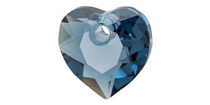 PRESTIGE 6432 15mm Heart Cut Pendant Montana Sapphire