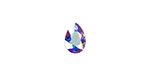 PRESTIGE 6433 9mm Pear Cut Pendant Crystal AB