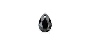 PRESTIGE 6433 9mm Pear Cut Pendant Jet