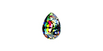 PRESTIGE 6433 12mm Pear Cut Pendant Crystal Vitrail Medium