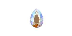 PRESTIGE 6433 12mm Pear Cut Pendant Light Colorado Topaz Shimmer