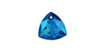 PRESTIGE 6434 8mm Trilliant Cut Pendant Crystal Bermuda Blue