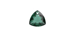 PRESTIGE 6434 8mm Trilliant Cut Pendant Emerald