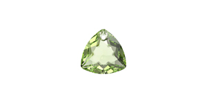 PRESTIGE 6434 8mm Trilliant Cut Pendant Peridot