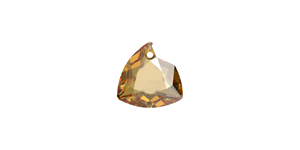 PRESTIGE 6434 10.5mm Trilliant Cut Pendant Crystal Golden Shadow