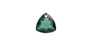 PRESTIGE 6434 10.5mm Trilliant Cut Pendant Emerald