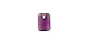 PRESTIGE 6435 9mm Emerald Cut Pendant Amethyst