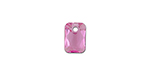 PRESTIGE 6435 9mm Emerald Cut Pendant Rose