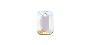 PRESTIGE 6435 12mm Emerald Cut Pendant Crystal Shimmer