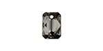 PRESTIGE 6435 12mm Emerald Cut Pendant Crystal Silver Night