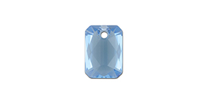 PRESTIGE 6435 12mm Emerald Cut Pendant Aquamarine